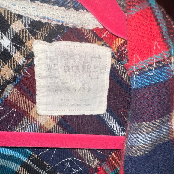 Free People patchwork flannel - Picture 2 of 2